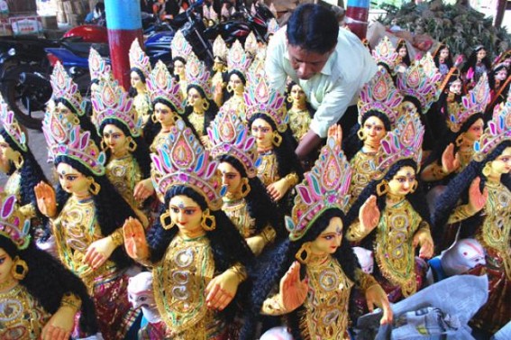Tripura gears up to welcome Goddess of wealth tomorrow